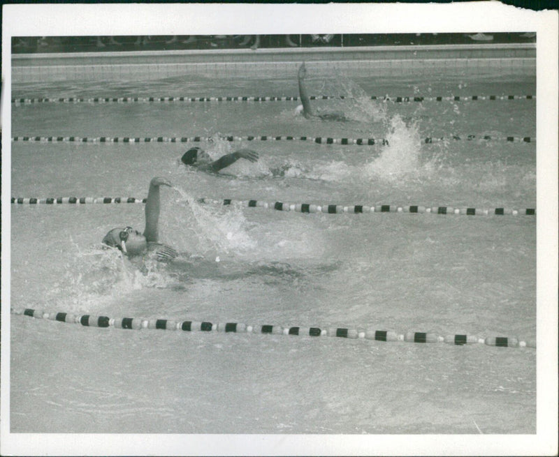 Swimming - Vintage Photograph