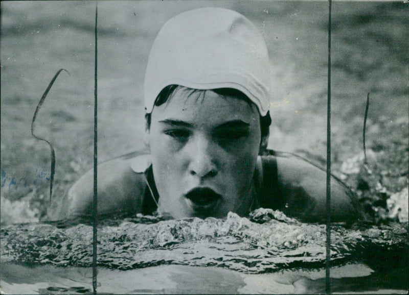 Swimming - Vintage Photograph