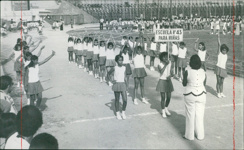 Inter- college games (Olympiades Estudiantes) - Vintage Photograph