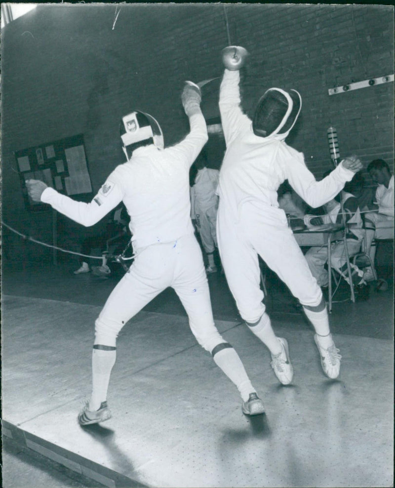 Fencing - Vintage Photograph