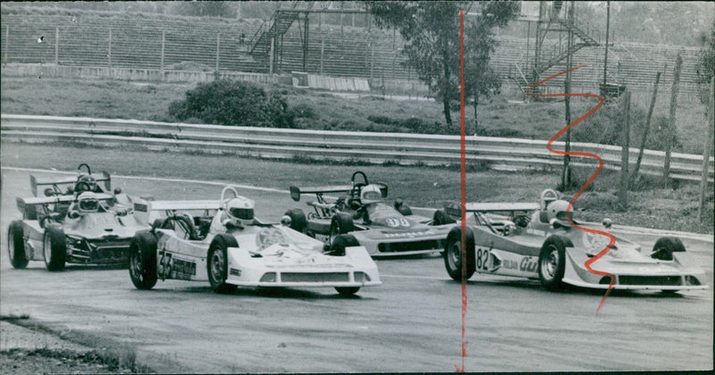 Dieter Herber, Formula 3 racing - Vintage Photograph