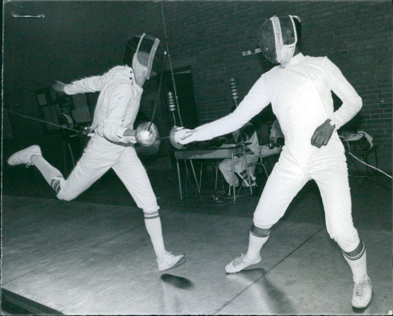 Fencing - Vintage Photograph