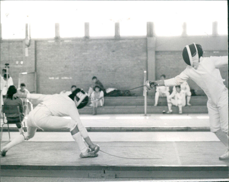 Fencing - Vintage Photograph