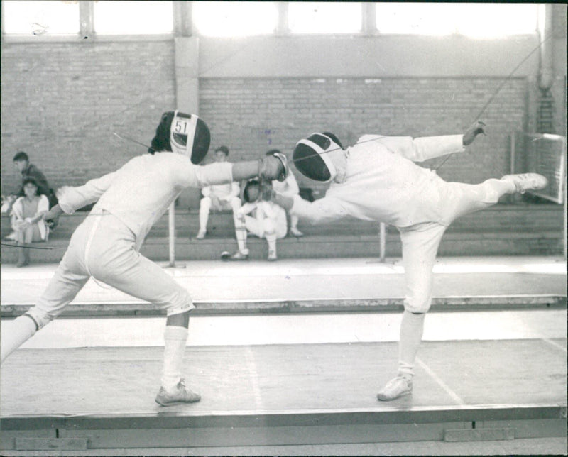 Fencing - Vintage Photograph