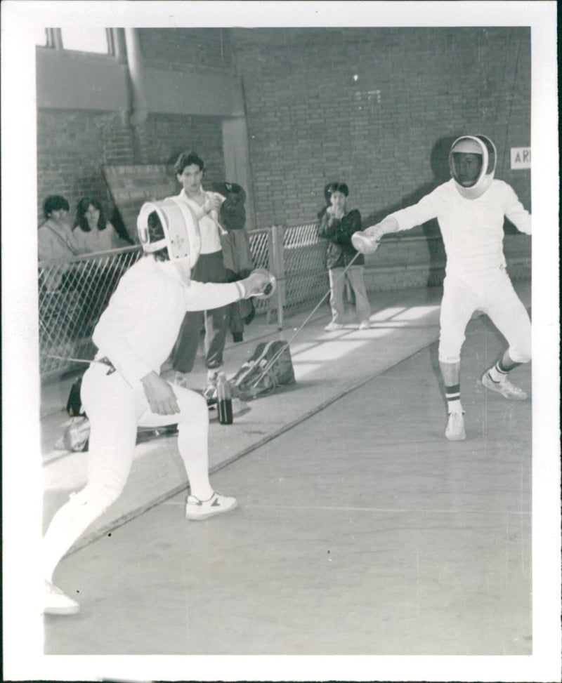 Fencing - Vintage Photograph