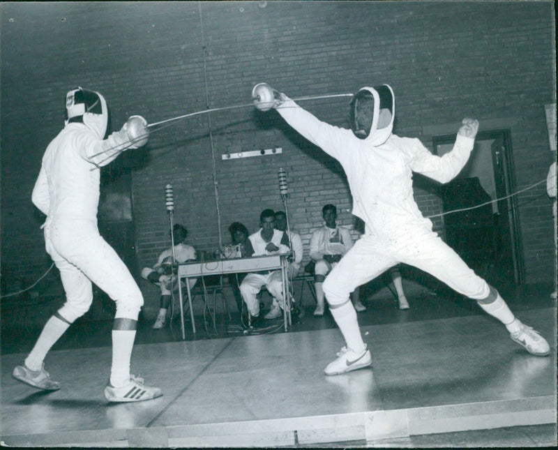 Fencing - Vintage Photograph