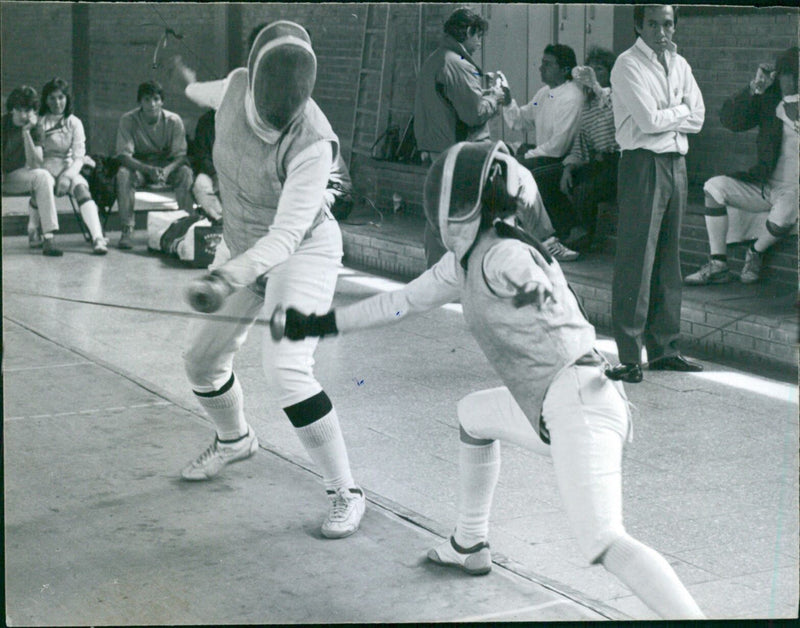 Fencing - Vintage Photograph