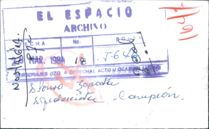 Alonso Zapata - Vintage Photograph