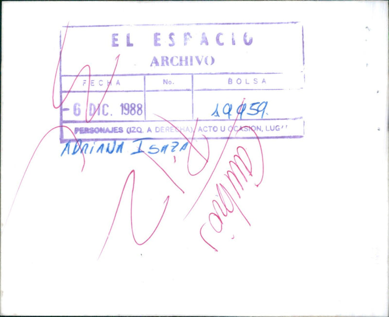 Adriana Isaza - Vintage Photograph