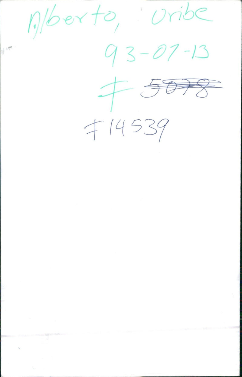 Alberto Uribe Gomez - Vintage Photograph