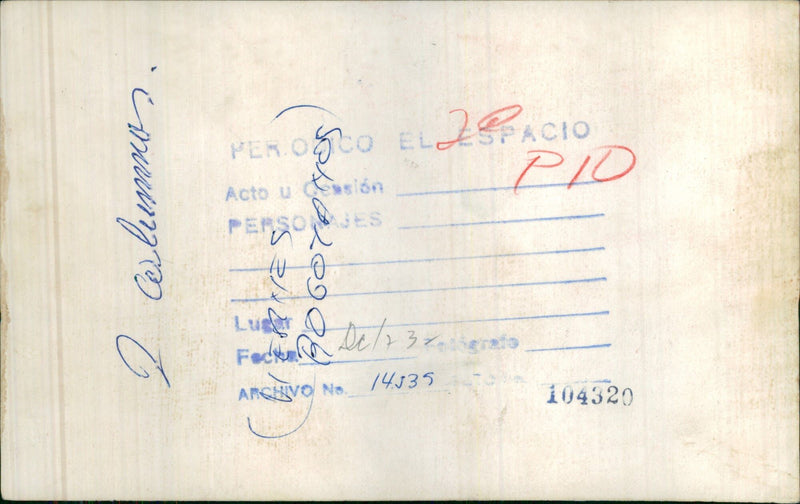 Friday night in Bogota - Vintage Photograph