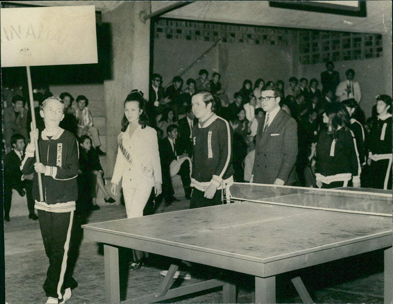 National Table Tennis Championships - Vintage Photograph