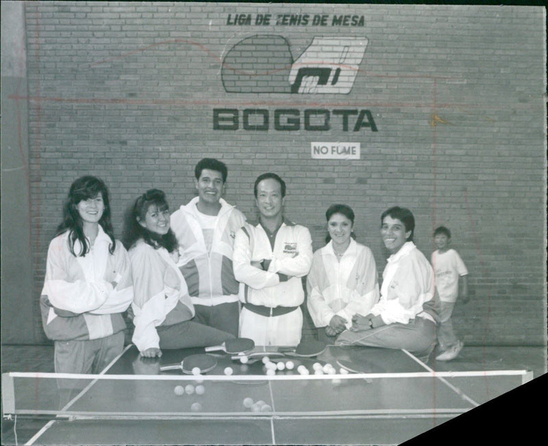 Table tennis - Vintage Photograph