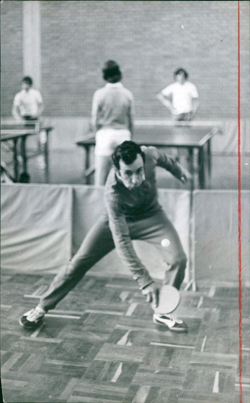 Table Tennis - Vintage Photograph