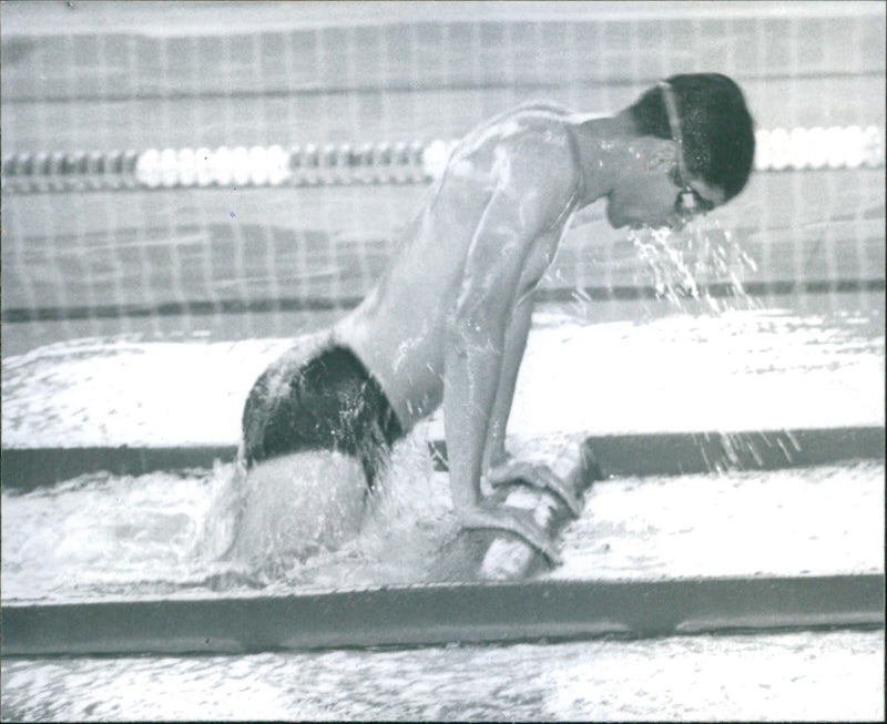 14th South American cadet Championships Swimming - Vintage Photograph