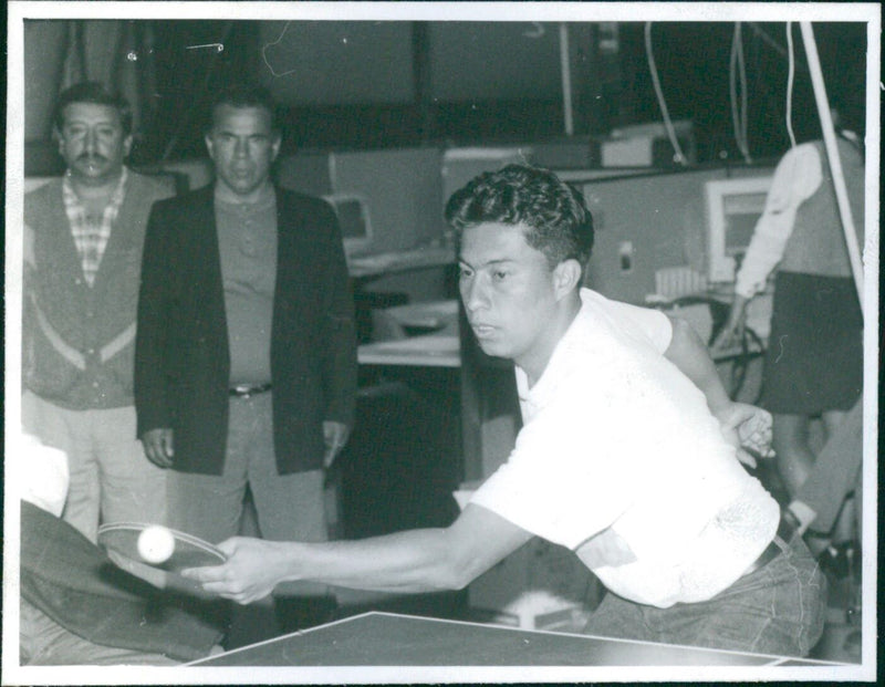 Table Tennis - Vintage Photograph