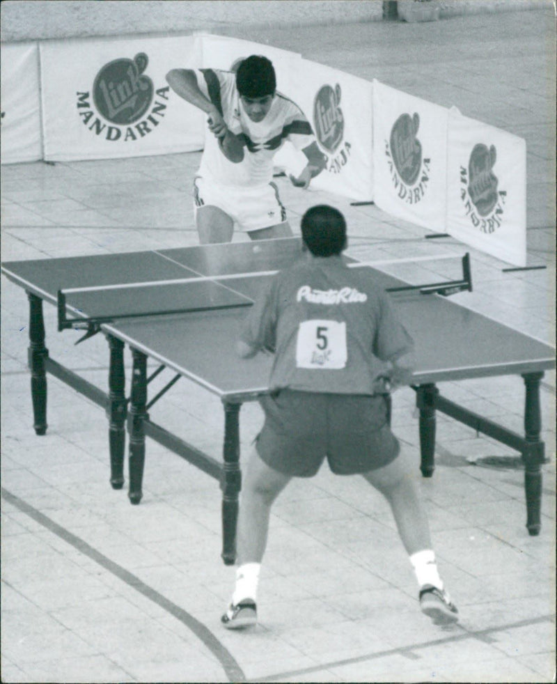 Table Tennis - Vintage Photograph