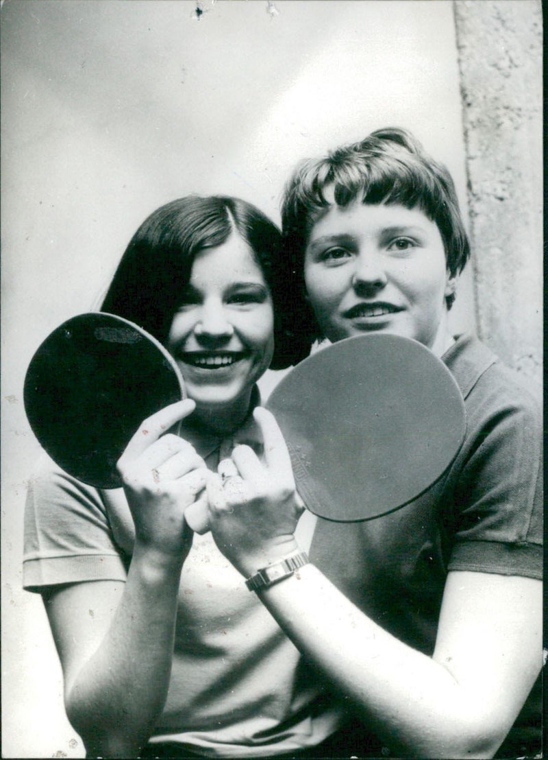 Table Tennis - Vintage Photograph