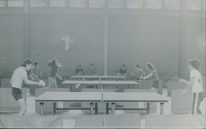 Table Tennis - Vintage Photograph