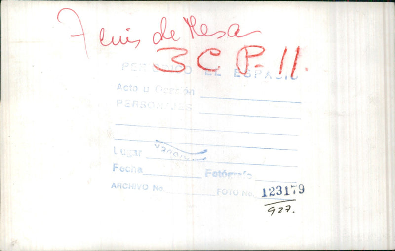 Table tennis - Vintage Photograph