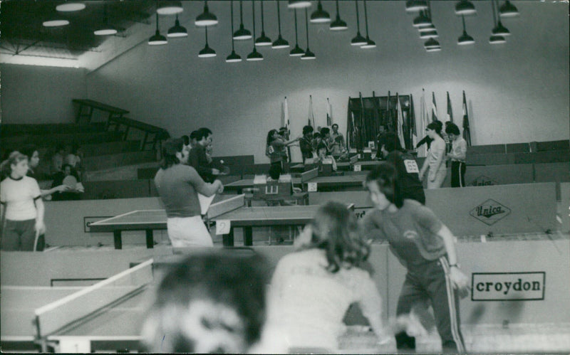 Table tennis finale - Vintage Photograph