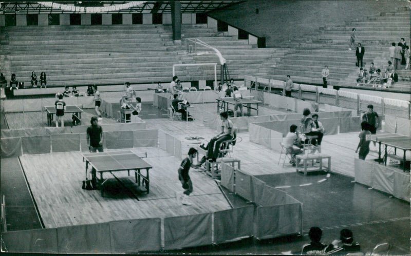 National Championships table tennis - Vintage Photograph