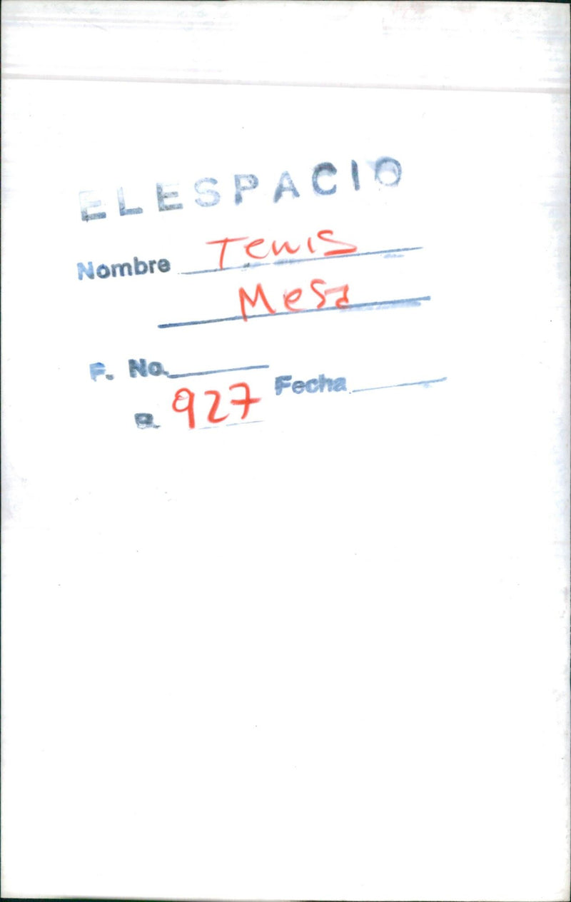 Table tennis - Vintage Photograph