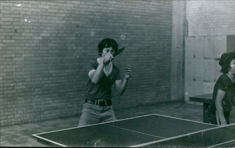 Table tennis - Vintage Photograph