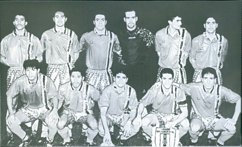 Football: Venezuela international football team - Vintage Photograph