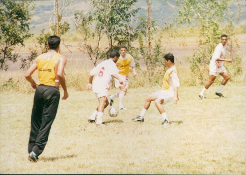 Football- Venezuela international soccer team - Vintage Photograph