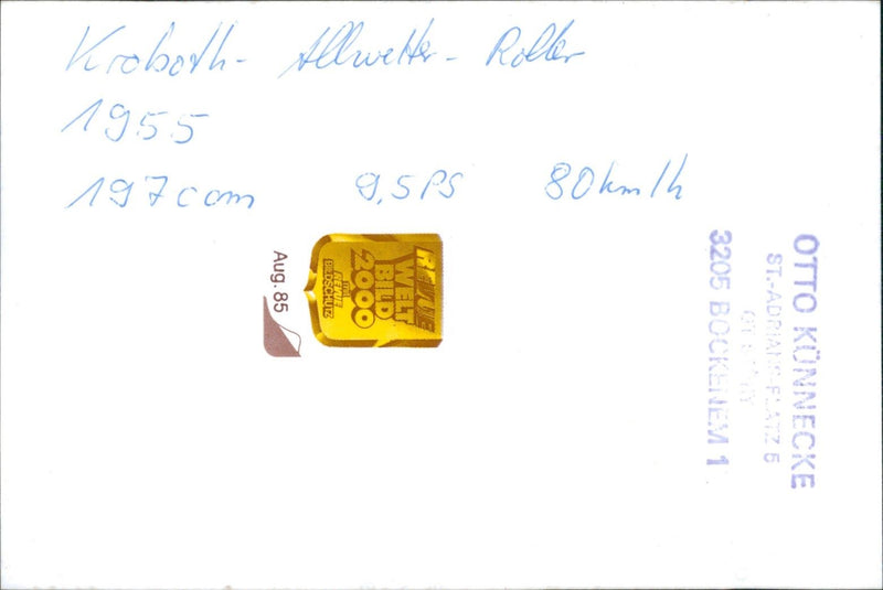 1955 Kroboth Allwetterroller - Vintage Photograph