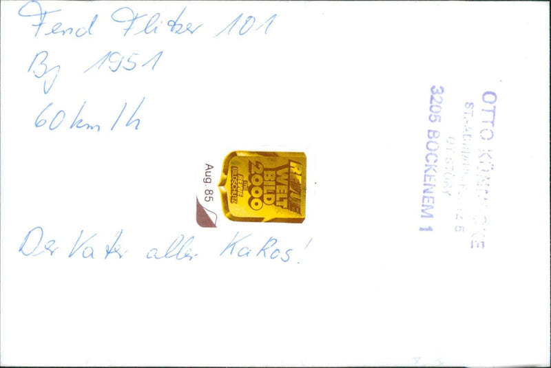 1951 Fend Flitzer 101 - Vintage Photograph