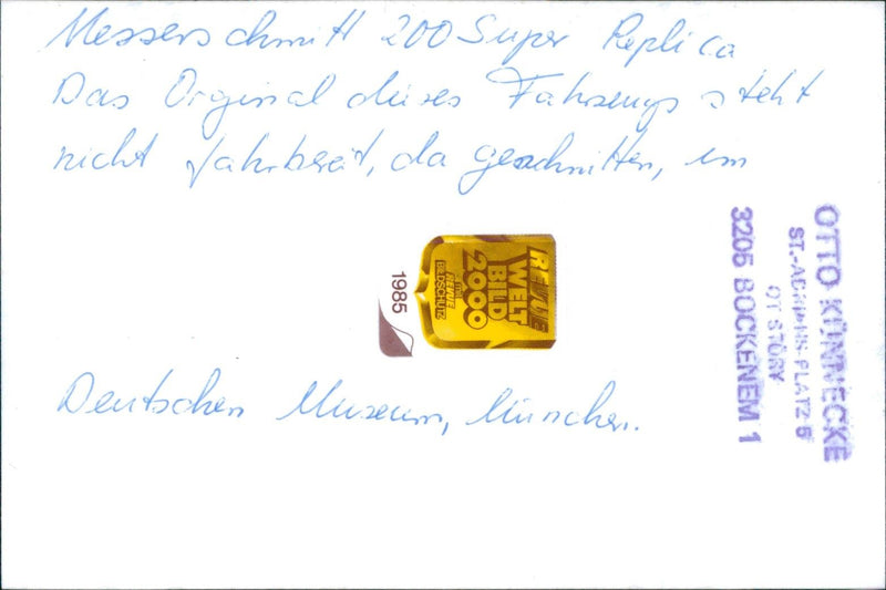 Messerschmitt KR200 Super - Vintage Photograph