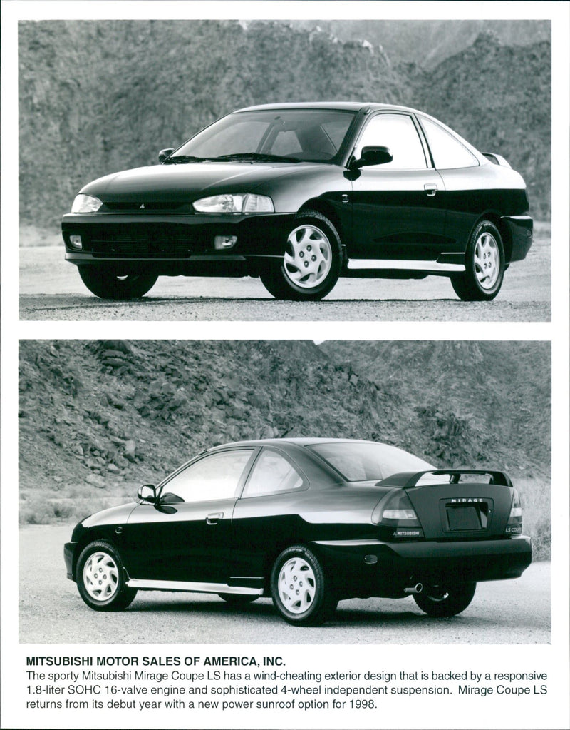 Mitsubishi Mirage Coupe LS - Vintage Photograph