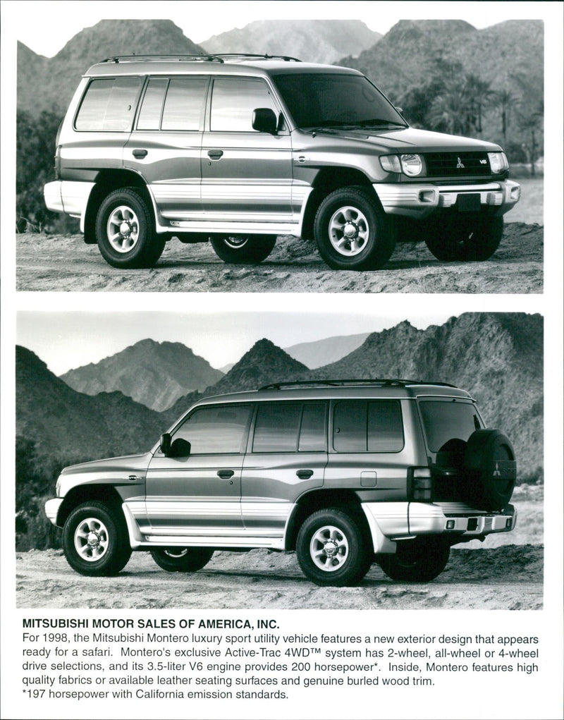 Mitsubishi Montero - Vintage Photograph