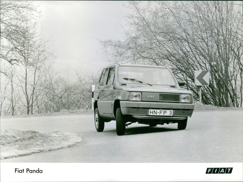 1981 Fiat Panda - Vintage Photograph