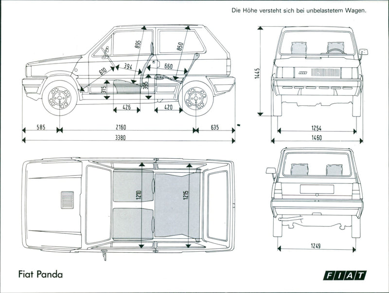 1981 Fiat Panda - Vintage Photograph