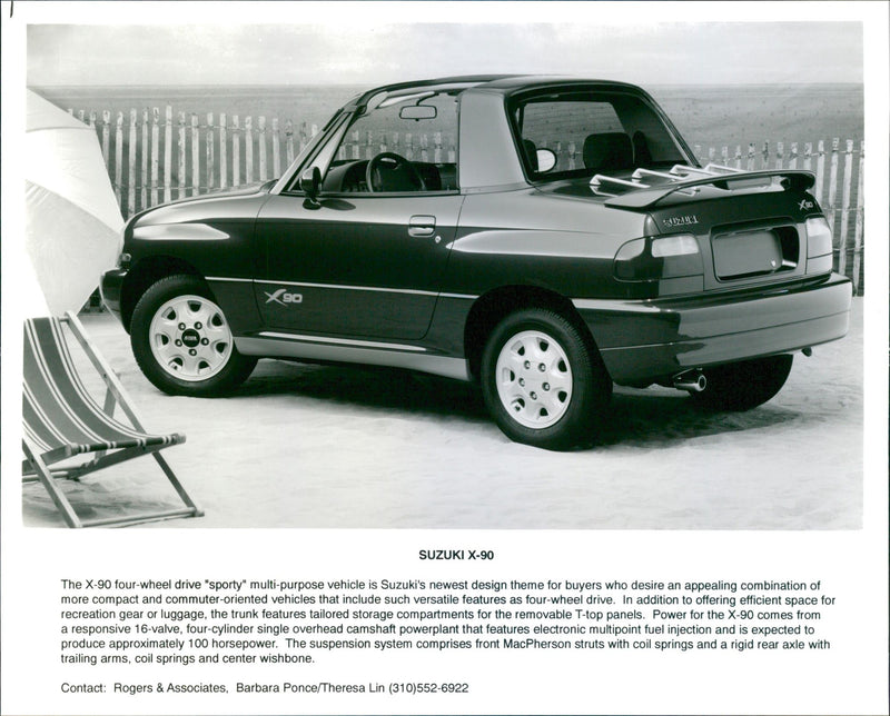 Suzuki X-90 - Vintage Photograph