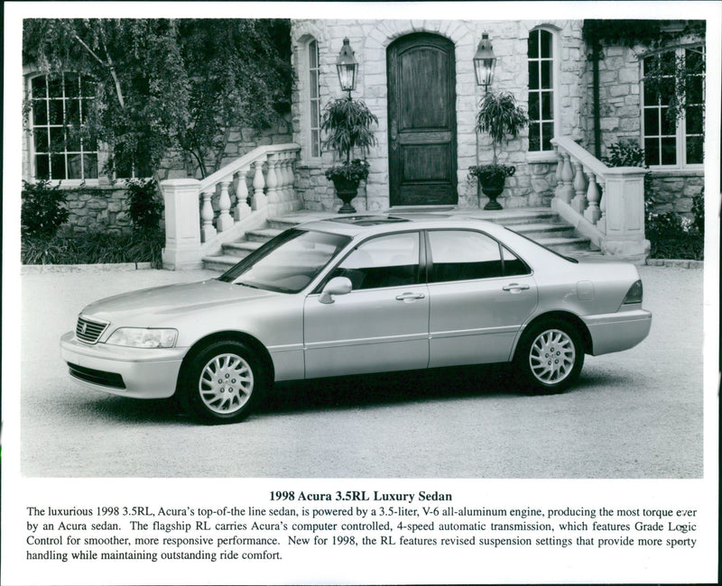 1998 Acura 3.5RL Luxury Sedan - Vintage Photograph