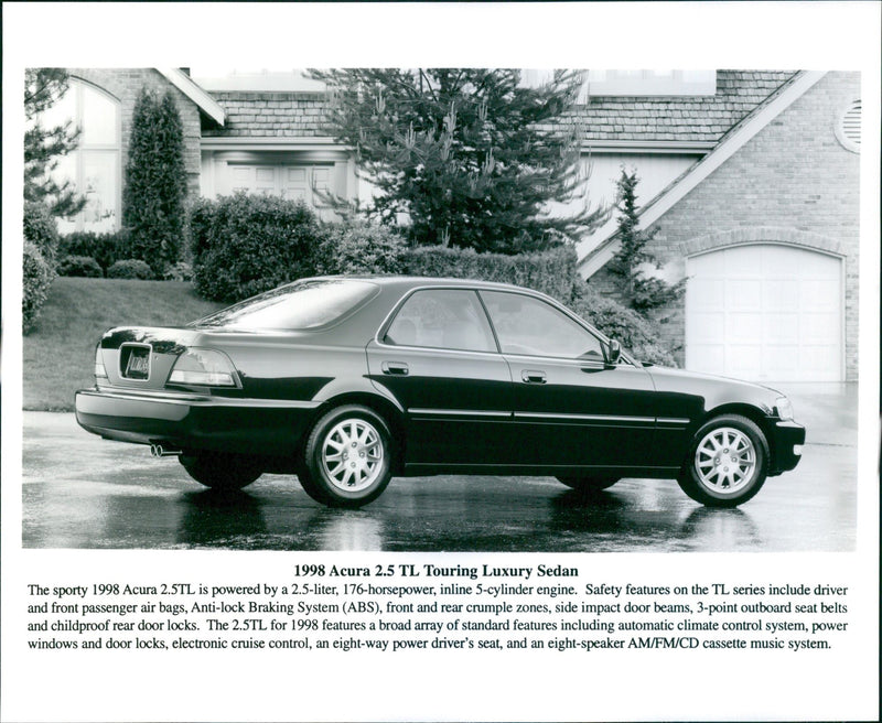 1998 Acura 2.5 TL Touring Luxury Sedan - Vintage Photograph