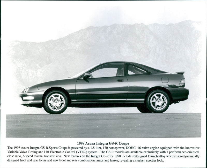 1998 Acura Integra GS-R Coupe - Vintage Photograph
