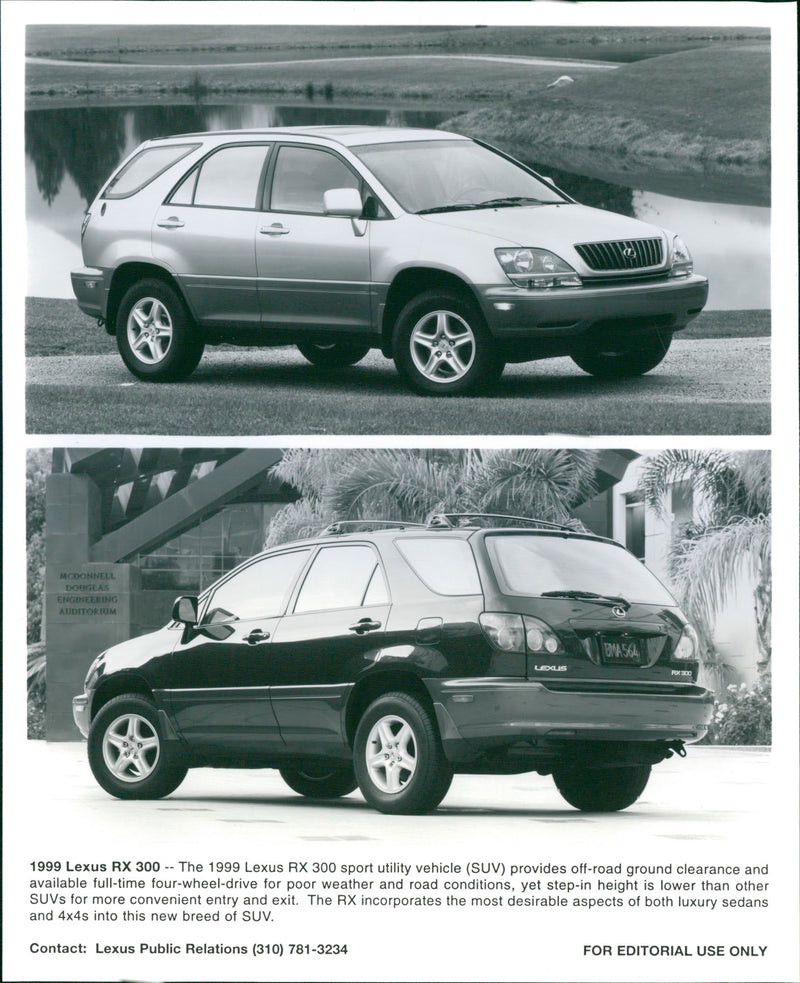 1999 Lexus RX 300 - Vintage Photograph