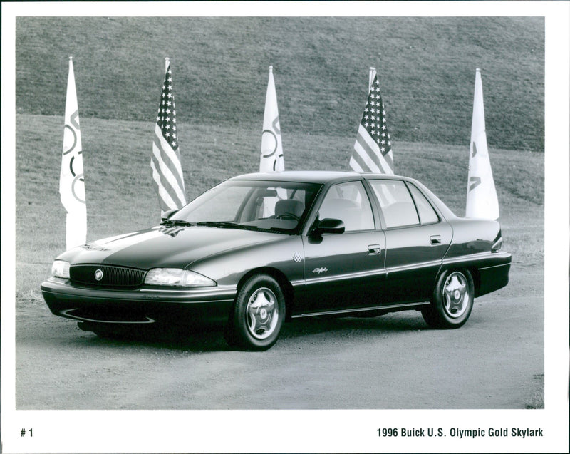 1996 Buick U.S Olympic Gold Skylark. - Vintage Photograph