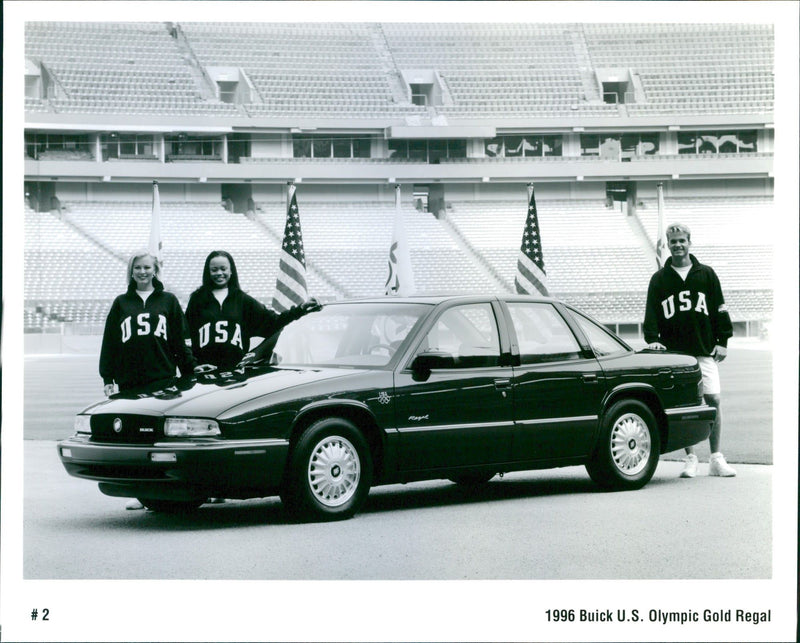 1996 Buick U.S Olympic Gold Regal. - Vintage Photograph