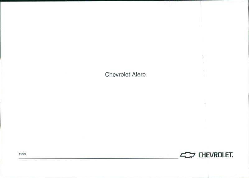1999 Chevrolet Alero - Vintage Photograph