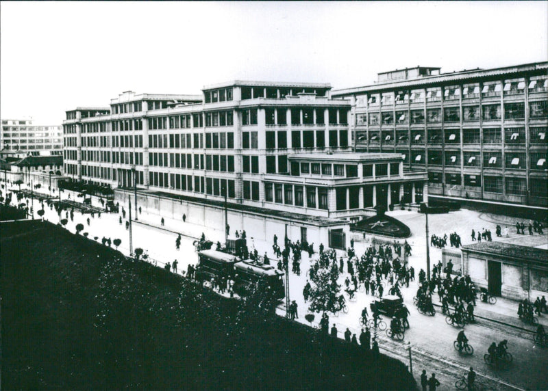 1931 Fiat Lingotto building - Vintage Photograph