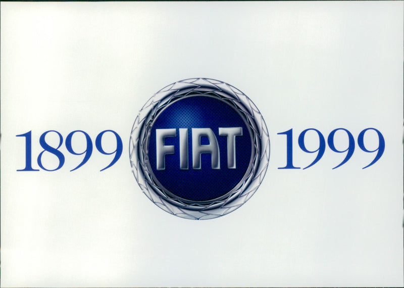 Fiat Centenary logo - Vintage Photograph