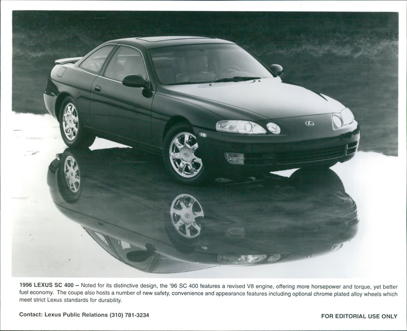 1996 Lexus SC 400 - Vintage Photograph