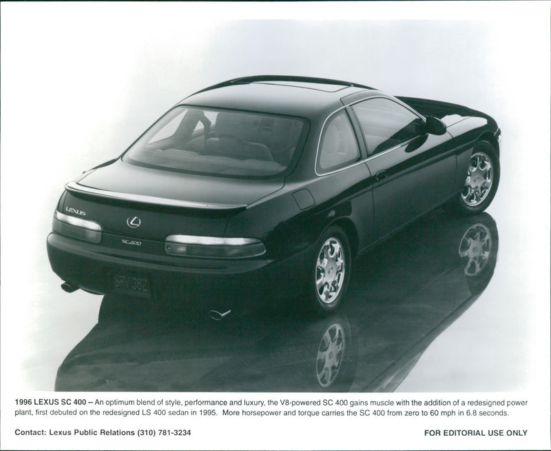 1996 Lexus SC 400 - Vintage Photograph