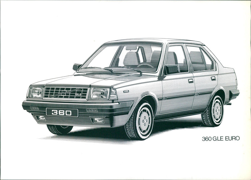 Volvo 360 GLE - Vintage Photograph